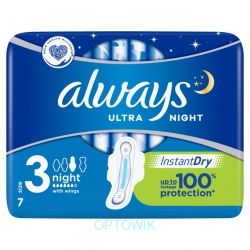 Гигиенические прокладки ALWAYS в ассортименте / Ultra Night;7шт;