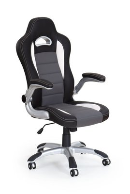 Комп'ютерне крісло LOTUS / чорно-сірий;