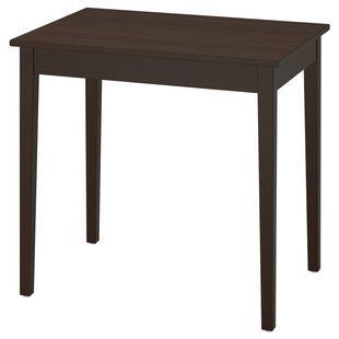 Стіл, темно-коричнева морилка/буковий шпон, 80x60 см NASINGE / 105.875.33