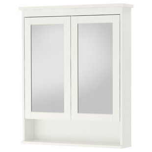 Шафка з дзеркалом HEMNES 83x16x98 см / 402.176.77;білий;