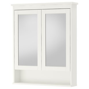 Шафка з дзеркалом HEMNES 83x16x98 см / 402.176.77;білий;