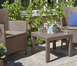Комплект мебели для сада ROSARIO / 45643444;коричневий;