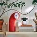 Настільний годинник, червоний, 38 см IKEA PS 2026 / 806.227.88