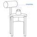 Стол и 2 стула, сосна/KnAbAck неоново-синего цвета, 70x70 см. IKEA PS 2026 / 896.343.91