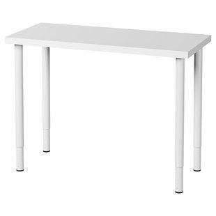 Белый письменный стол, 100x45 см. LINNMON/OLOV / 395.901.58