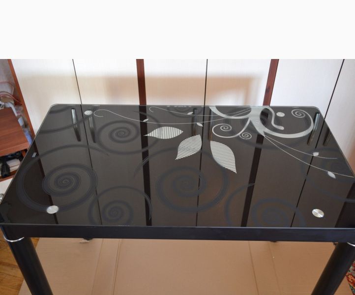 Кухонний стіл Damar / DAMARC;чорний;100х60;