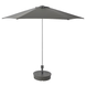 Садова парасолька з підставкою HOGON / 094.768.09;сірий;