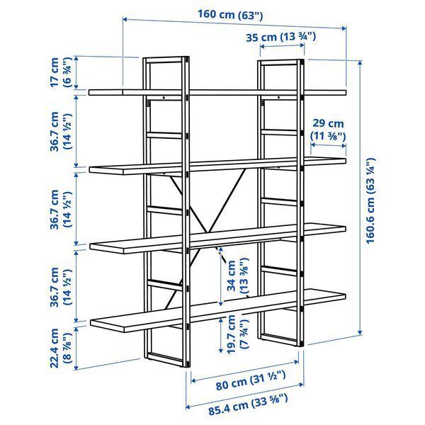 Книжный шкаф, сосна, 160x35x161 см IKEA PS 2026 / 506.168.16 IKEA PS 2026 магазин Glance Книжный шкаф, сосна, 160x35x161 см IKEA PS 2026 / 506.168.16