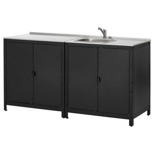 Кухонная мойка/гардеробная, нержавеющая сталь, 172 x 61 см GRILLSKAR / 194.965.43