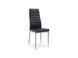 Кухонний стілець H-261 bis alu / H261BISSC;чорний;екошкіра;