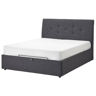 Кровать с подъемным механизмом 160x200 cm IDANAS / 104.589.70;темно-сірий;160х200;