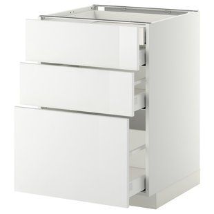 Sz stj 3fr/2n/dw/w sz, білий/Ringhult білий, 60x60 см METOD/MAXIMERA / 799.116.85