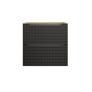 Тумбочка для умивальника з шухлядами Luxor / Luxor Black 82-60-2S;чорний/ дуб вотан;60;