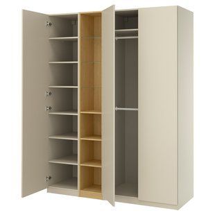 Комбінація шаф, колір тюп-тюп/під дуб, 185x60x236 см PAX/FORSAND / 996.072.74