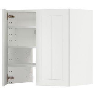 Витяжка з полицею/дверцями, білий/Стенсунд білий, 60x60 см METOD / 195.052.84