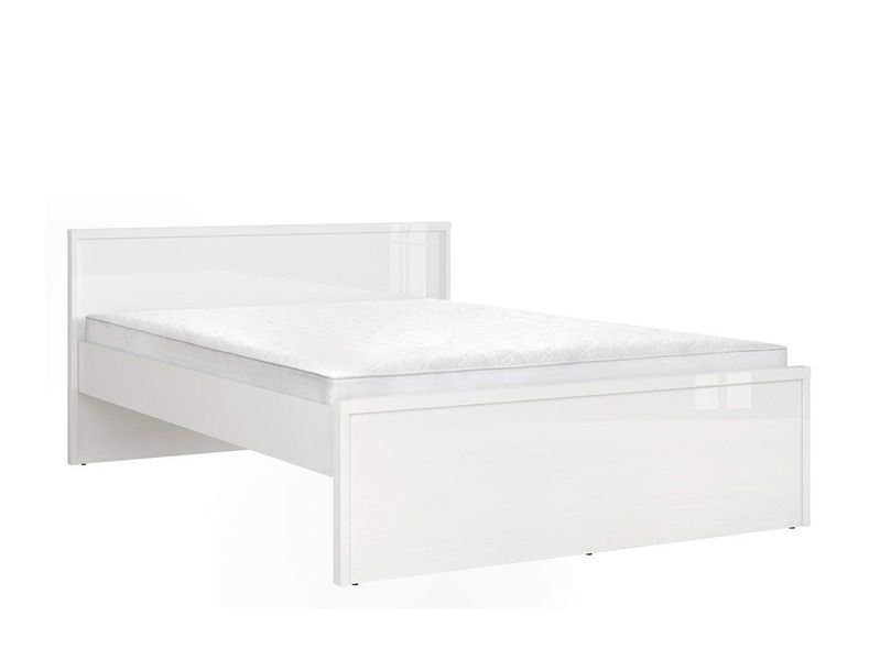 Кровать Pori / L87-LOZ/140-BIP;білий глянець;140;