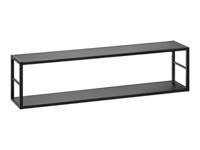 Стелаж металевий Switch горизонтальний 120 / 27 ZZ SW RM 7;чорний матовий;120x31x25;