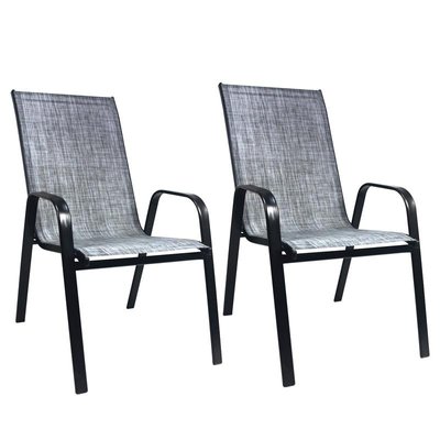 Набір з 2 садових крісел NEO / NEO9917;сірий;