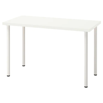 Комп'ютерный стіл LAGKAPTEN / ADILS 120x60 см / 294.167.58;білий;