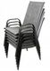 Набір з 2 садових крісел NEO / NEO9917;сірий;