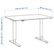 Комп'ютерний стіл BEKANT 120x80 см ( висота 65-125 см) / 490.225.19;білий;