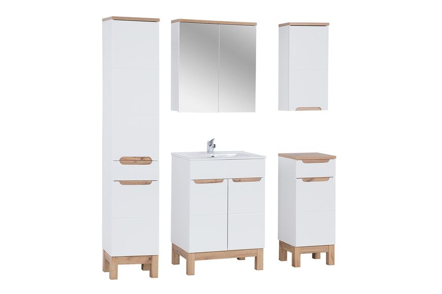 Комплект для ванной комнаты BALI / BALI WHITE 60-01;білий;60;
