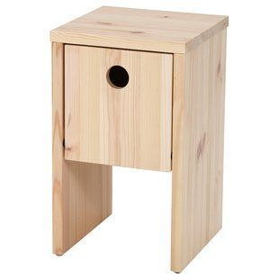 Приліжкова тумба, сосна з дверцятами на петлях, 30x30x50 см IKEA PS 2026 / 606.199.42