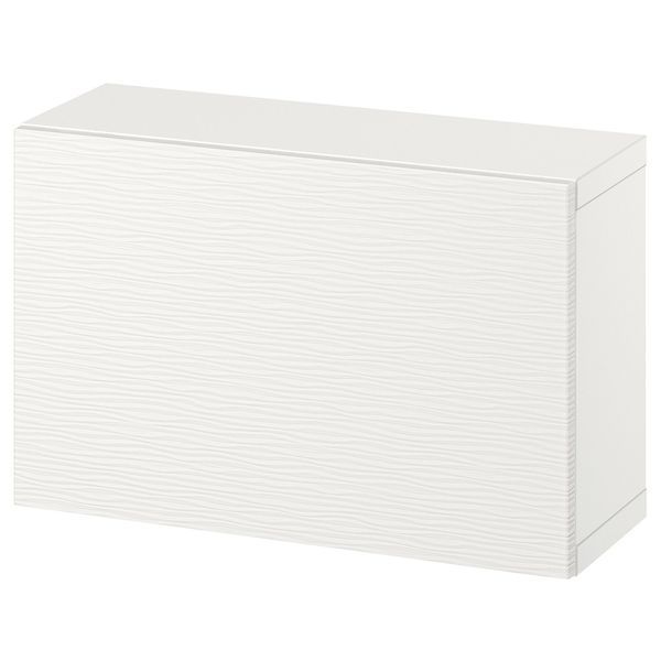 Настенный шкаф-трансформер, белый/белый Laxviken, 60x22x38 см BESTA / 994.296.63 BESTA магазин Glance Настенный шкаф-трансформер, белый/белый Laxviken, 60x22x38 см BESTA / 994.296.63