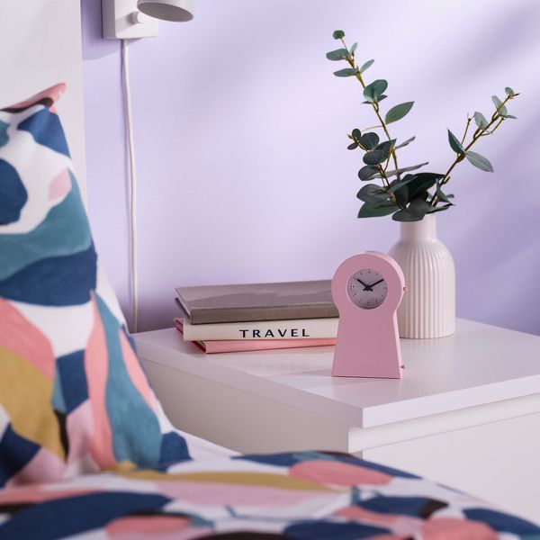 Годинник, рожевий, 14 см IKEA PS 1995 / 706.361.25