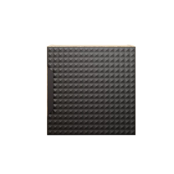 Шафка квадратна для ванної кімнати LUXOR / LUXOR BLACK 83-35-1DQ;чорний/ дуб вотан;35х35;