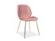Кухонний стілець ADRIEN / античний рожевий;оксамит;