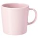 Чашка DINERA / 304.240.12;світло-рожевий ;Керамика;