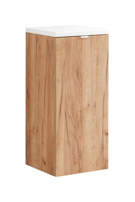 Шкафчик для ванной комнаты низкий CAPRI с корзиной для белья / CAPRI OAK 811A;дуб;