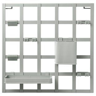 Панель для зберігання з 8 предметів, сіро-зелена, 38x38 см SNICKRA / 405.182.46