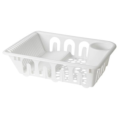 Сушарка для посуду FLUNDRA / 401.769.50;білий;пластик;
