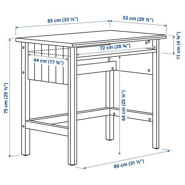 Стол, зеленый, 85x53x75 см BRYTNING / 706.097.49