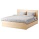 Ліжко з 4-а шухлядами MALM / 990.226.68;дуб;140х200;