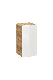 Шафка для ванної кімнати низька ARUBA / ARUBA WHITE 810 FSC;дуб крафт/білий глянець;