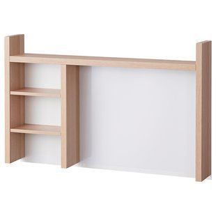 Подовжувач для письмового столу, імітація білого дуба, 105x65 см MICKE / 504.911.85