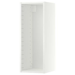 Навісна шафа, біла, 30x37x80 см METOD / 704.172.98