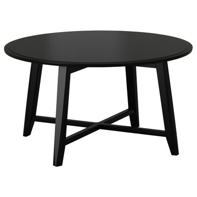 Журнальный столик KRAGSTA Ø 90 см / 802.622.53;чорний;