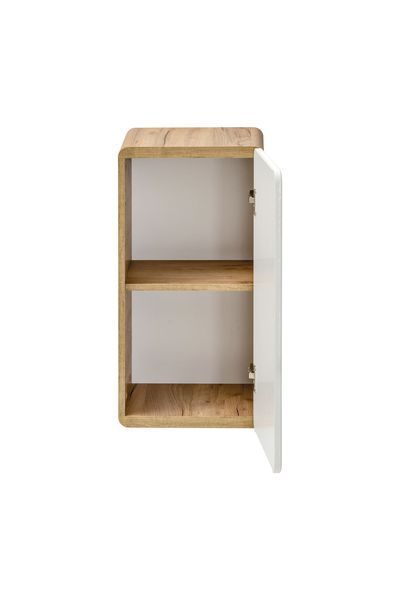 Шафка для ванної кімнати низька ARUBA / ARUBA WHITE 810 FSC;дуб крафт/білий глянець;