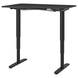 Комп'ютерний стіл BEKANT 120x80 см ( висота 65-125 см) / 692.822.19;чорний;