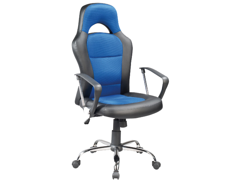 Офісне крісло Q-033 / OBRQ033N;синій;