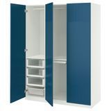 Комплект одежды, бело-голубой, 150x60x201 см. PAX/FYRUDDEN / 795.816.56 PAX/FYRUDDEN магазин Glance