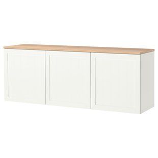 Комбінація навісних шаф, білий/Піпмакаре білий, 180x42x66 см BESTA / 096.232.16