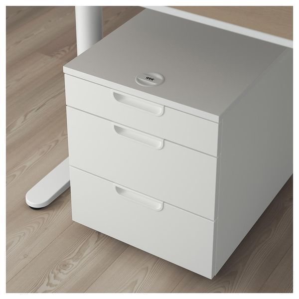 Комод на колесах GALANT 45x55 см / 103.651.55;Білий;