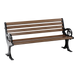 Алюмінієва садова лавка CHARLOTTE 150 x 58 x 74 см / ATO4096