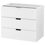 Модульный комод с 3 ящиками, белый, 80x68 см. NORDLI / 403.834.69 NORDLI магазин Glance