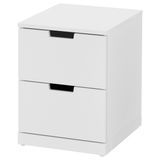 Комод, 2 ящика, белый, 40x54 см NORDLI / 092.398.27 NORDLI магазин Glance